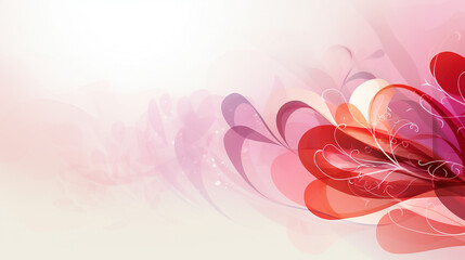 Fototapeta na wymiar Abstract hearts background with copy space. Creative Concept of Valentines day