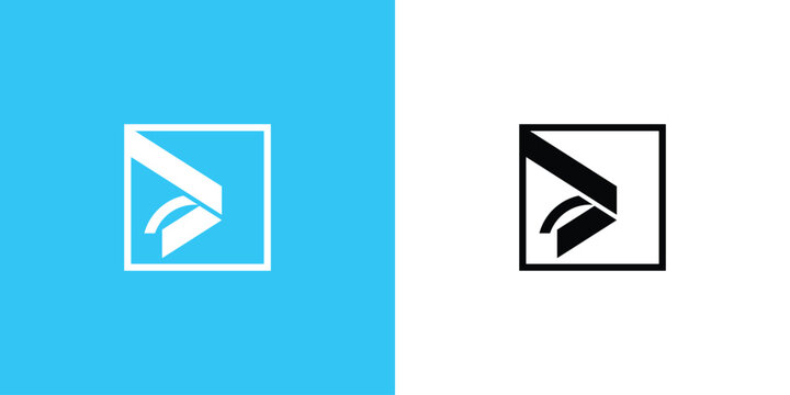 Simple arrow logo design template with unique concept| premium vector
