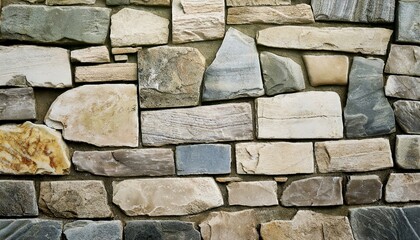 old mosaic stone wall background texture