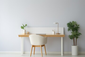 Minimalist Desk Setup Minimalist Home Office With Clean And Simple Design