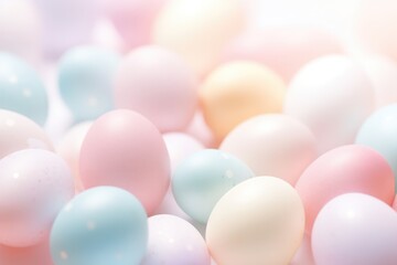 Fototapeta na wymiar Spring Easter Background, Often Featuring Pastel Colors And Soft Imagery