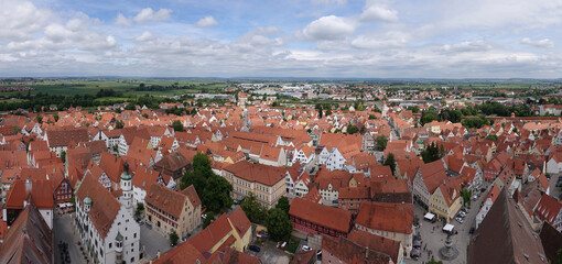 Blick vom Daniel in Noerdlingen