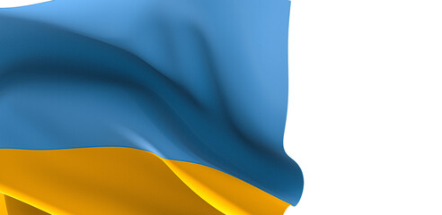 Artistic Tribute: Captivating 3D Ukraine Flag Inspires Awe