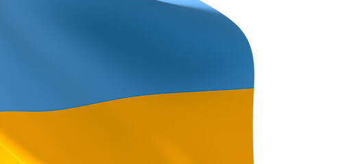 Artistic Tribute: Captivating 3D Ukraine Flag Inspires Awe