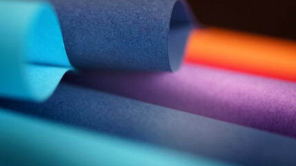 Colorful avbstract paper bacground. Macro photography. Desktop wallpaper.