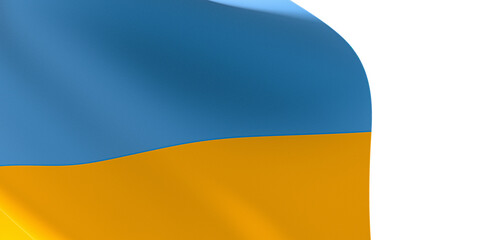 Artistic Tribute: Captivating 3D Ukraine Flag Inspires Awe