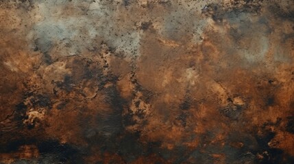 A detailed view of a rusted metal surface. Can be used to depict decay, industrial settings, or grunge textures.