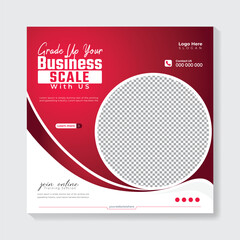 free vector live stream or online training session poster design template