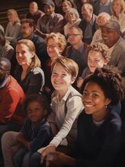 Fototapeta premium Painting/Illustration from the Audience