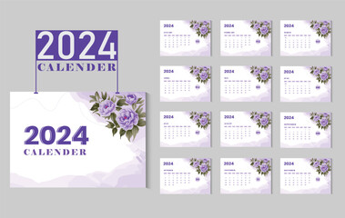 free vector desk calendar design tempalte
