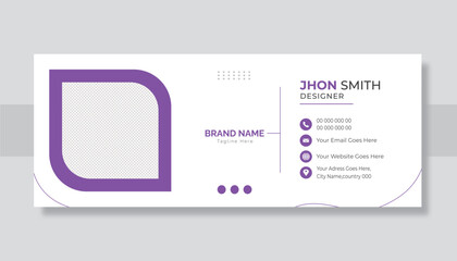 email signature design template