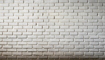 abstract white brick wall texture for pattern background wide panorama picture with copy space design for web banner