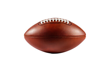American Brown Football isolated on white or transparent background