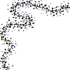 confetti frame without background christmas new year