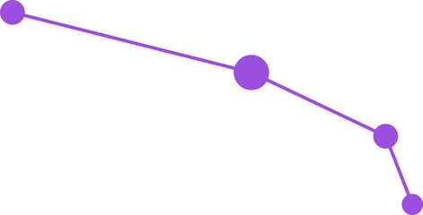 Zodiac constellations. Minimalist star signs, astrology constellation shape. © pengedarseni