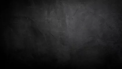 Fototapeten abstract black wall texture for pattern background wide panorama picture black wall texture rough background dark concrete floor or old grunge background with black © Ashleigh