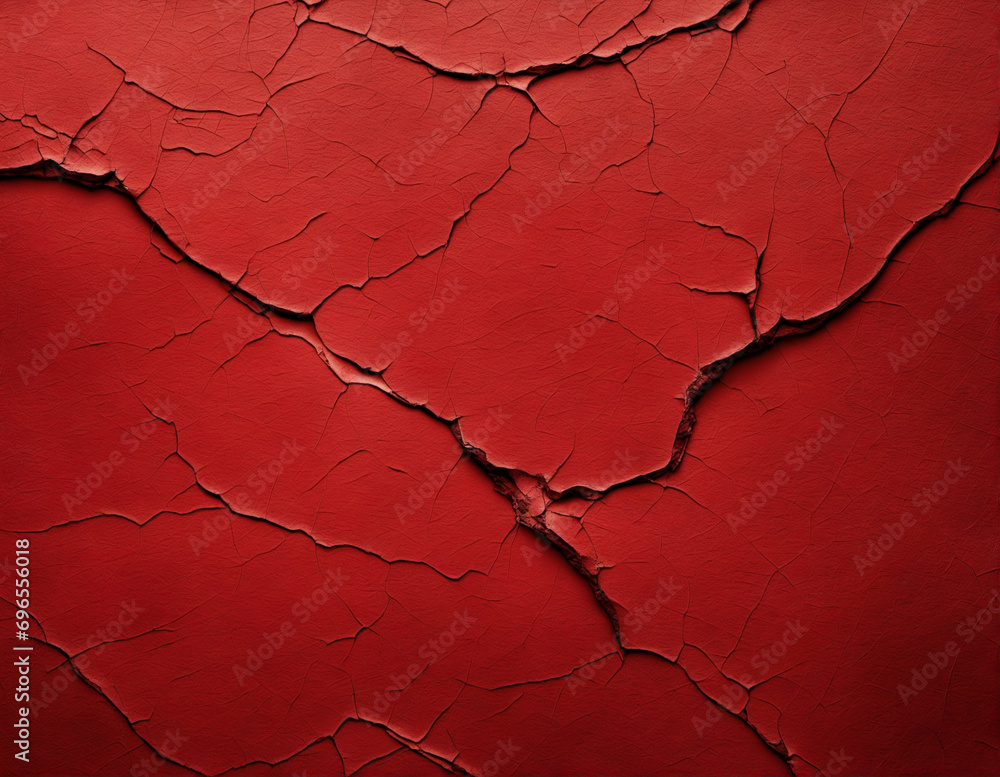 Poster textured surface with veins and cracks, resembling crumpled paper - ideal for design use with space 
