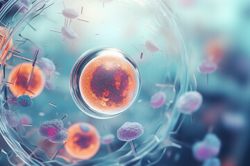 3d rendered illustration of bacteria cell