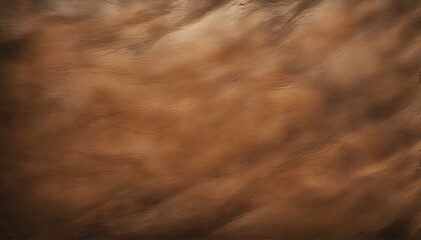 Dark brown rough texture. Toned concrete wall surface. Close-up. Brown background with space for...