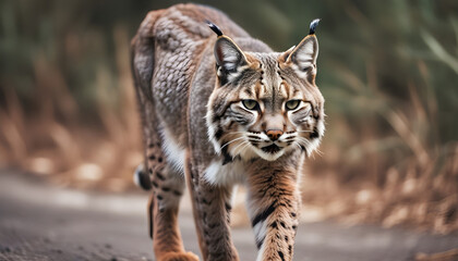 Bobcat on the prowl