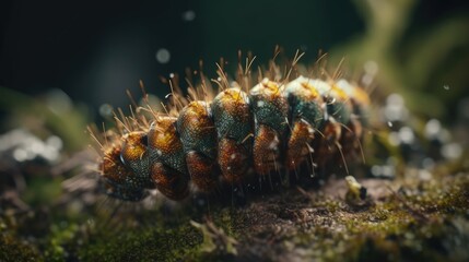 Leafy Escapades: Caterpillars on the Go