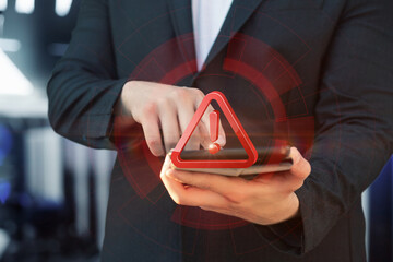 The concept of an error when working.