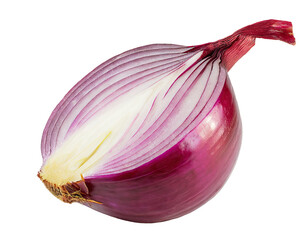 Delicious onion cut out