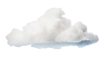White cloud - isolated