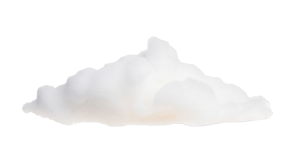 White cloud - isolated
