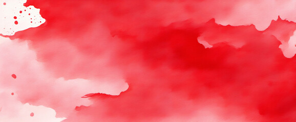Hand-drawn red watercolor background texture