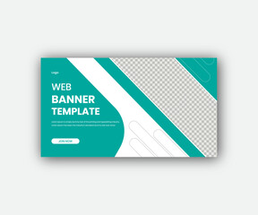Creative Modern and colorful Roll-up banner design template