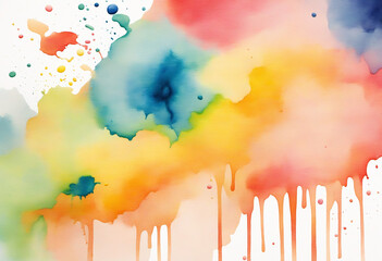 Light colored watercolor blotch on white background