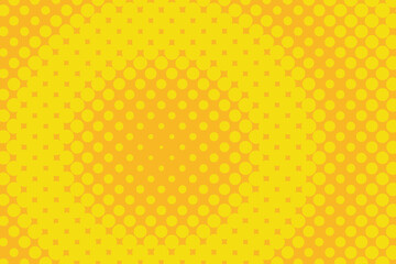 Pop art creative concept colorful comics book magazine cover. Polka dots colorful background. Cartoon halftone retro pattern. Abstract template design for poster, card, sale banner, empty bubble