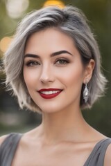 Naklejka premium portrait of a woman