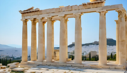 Obraz premium Athens Greece travel destination. Tour tourism exploring.