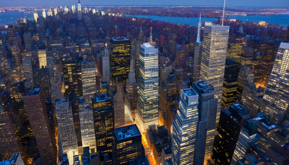 Skyline from several different Angles..Midtown, Manhatten, New York City, NY, United States of America
