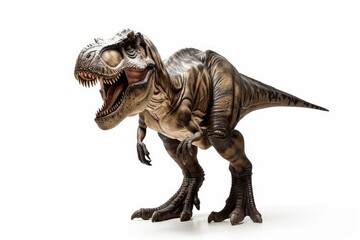 Tyrannosaurus Rex on white background