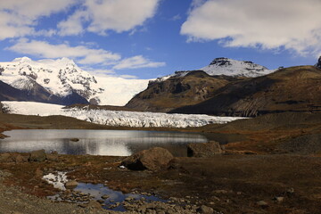 Svínafellsjökull is a glacier that forms a glacier tongue of Vatnajökull which is the largest ice sheet in Iceland. It is the second largest glacier in Europe located in south-eastern Iceland 