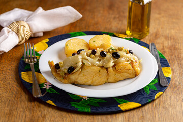Cod with potatoes