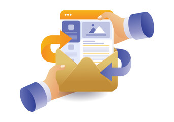 Send and receive email delivery data