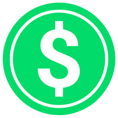 dollar sign icon	