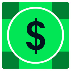 dollar sign icon	
