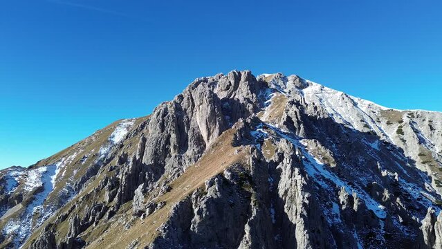 Landscape of the Grigna meridionale mountain in Valsassina