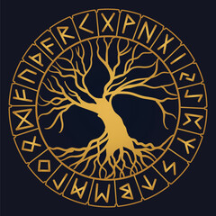Tree of Life , Yggdrasil vector