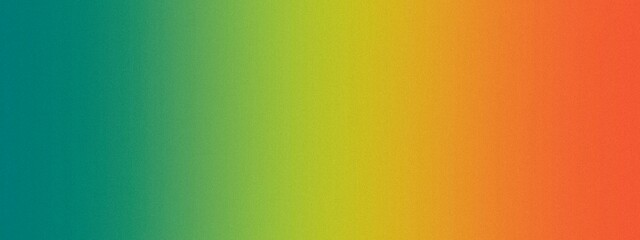 Colorful green and orange gradient noisy grain background texture - obrazy, fototapety, plakaty