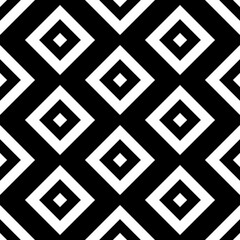 Diamonds, rhombuses, tiles, checks, squares seamless pattern. Ethnic ornate. Folk ornament. Geometric image. Tribal wallpaper. Retro motif. Geometrical background. Ethnical textile print. Vector art