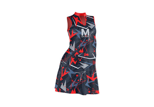 Tennis Dress Mockup - Front View
