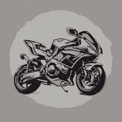 Fototapeta na wymiar Motorcycle Logo Eps Format Design Very Cool