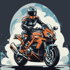 Motorcycle Logo Eps Format Design Very Cool