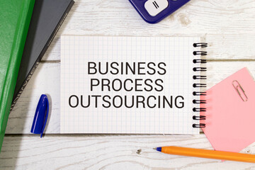 Business Process Outsourcing BPO is shown on a photo using the text